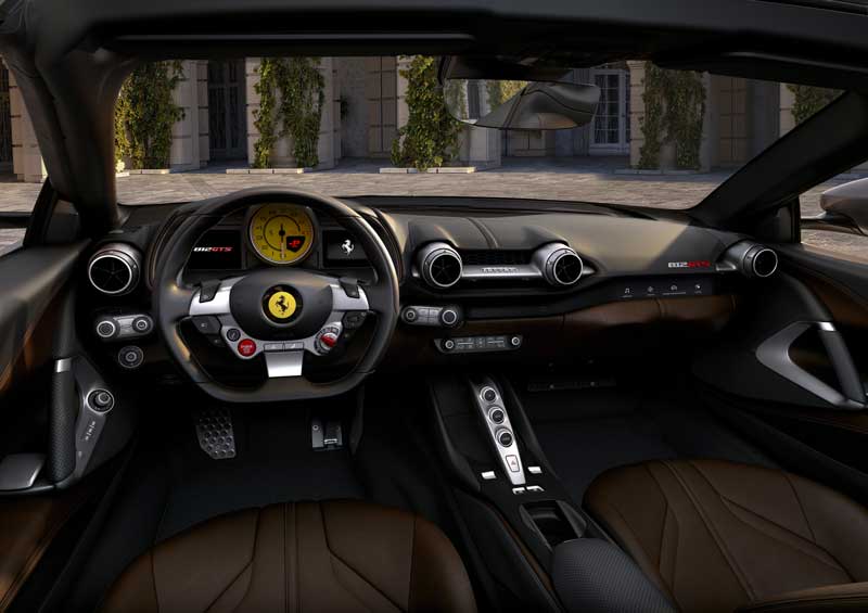 Ferrari 812 GTS interno