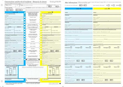Come Compilare La Constatazione Amichevole (CID), Il Modulo Da ...