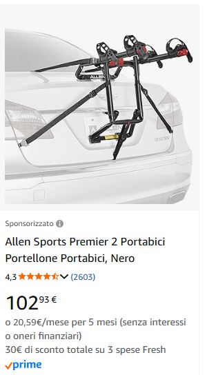 portabici da auto